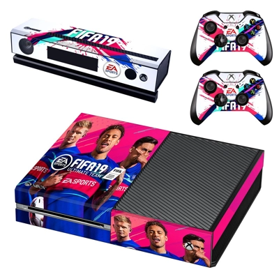 FIFA 19 decal skin for Xbox one Console and 2 Controllers FIFA 19 decal skin for Xbox one Console and 2 Controllers