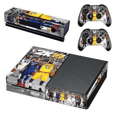 NBA 2K19 decal skin for Xbox one Console and 2 Controllers NBA 2K19 decal skin for Xbox one Console and 2 Controllers