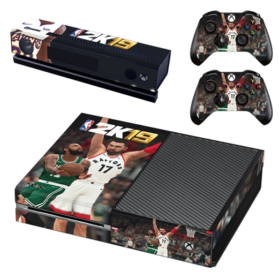 NBA 2K19 decal skin for Xbox one Console and 2 Controllers NBA 2K19 decal skin for Xbox one Console and 2 Controllers