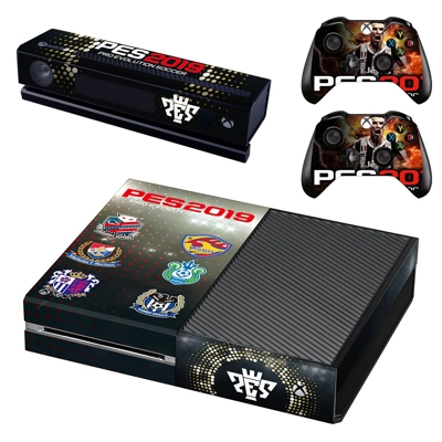 PES 2019 decal skin for Xbox one Console and 2 Controllers PES 2019 decal skin for Xbox one Console and 2 Controllers