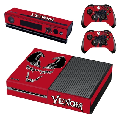 Venom decal skin for Xbox one Console and 2 Controllers Venom decal skin for Xbox one Console and 2 Controllers