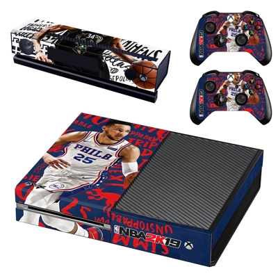 NBA 2K19 decal skin for Xbox one Console and 2 Controllers NBA 2K19 decal skin for Xbox one Console and 2 Controllers