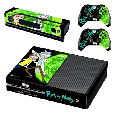 Rick and Morty decal skin for Xbox one Console and 2 Contr.. Rick and Morty decal skin for Xbox one Console and 2 Contr..