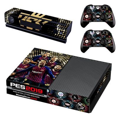 PES 2019 decal skin for Xbox one Console and 2 Controllers PES 2019 decal skin for Xbox one Console and 2 Controllers