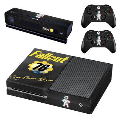 Fallout 76 decal skin for Xbox one Console and 2 Controllers