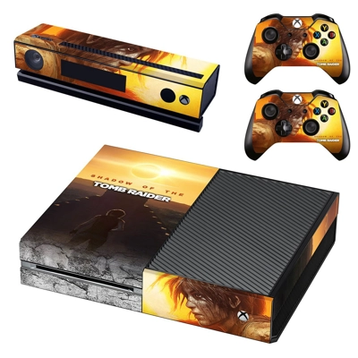 Shadow of the tomb raider decal skin for Xbox one Console and 2 Controllers