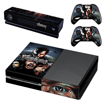 Venom decal skin for Xbox one Console and 2 Controllers Venom decal skin for Xbox one Console and 2 Controllers