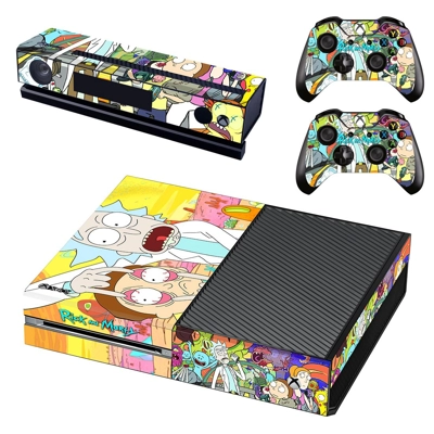 Rick and Morty decal skin for Xbox one Console and 2 Contr.. Rick and Morty decal skin for Xbox one Console and 2 Contr..