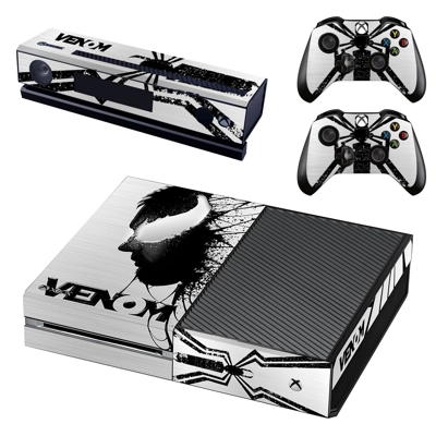 Venom decal skin for Xbox one Console and 2 Controllers Venom decal skin for Xbox one Console and 2 Controllers
