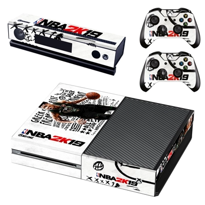 NBA 2K19 decal skin for Xbox one Console and 2 Controllers NBA 2K19 decal skin for Xbox one Console and 2 Controllers