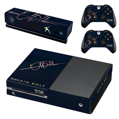 Usain Bolt decal skin for Xbox one Console and 2 Controllers Usain Bolt decal skin for Xbox one Console and 2 Controllers