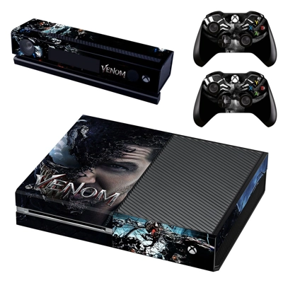 Venom decal skin for Xbox one Console and 2 Controllers Venom decal skin for Xbox one Console and 2 Controllers