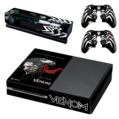 Venom decal skin for Xbox one Console and 2 Controllers Venom decal skin for Xbox one Console and 2 Controllers