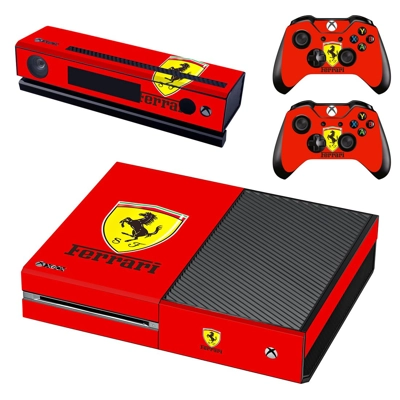 Ferrari decal skin for Xbox one Console and 2 Controllers Ferrari decal skin for Xbox one Console and 2 Controllers