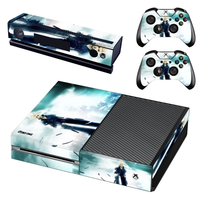 Final fantasy 7 decal skin for Xbox one Console and 2 Cont.. Final fantasy 7 decal skin for Xbox one Console and 2 Cont..