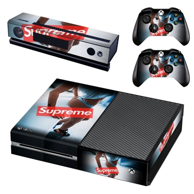 Supreme decal skin for Xbox one Console and 2 Controllers Supreme decal skin for Xbox one Console and 2 Controllers