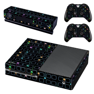 Tech wallpaper decal skin for Xbox one Console and 2 Contr.. Tech wallpaper decal skin for Xbox one Console and 2 Contr..