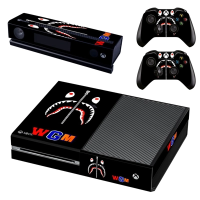Bape Shark decal skin for Xbox one Console and 2 Controllers Bape Shark decal skin for Xbox one Console and 2 Controllers