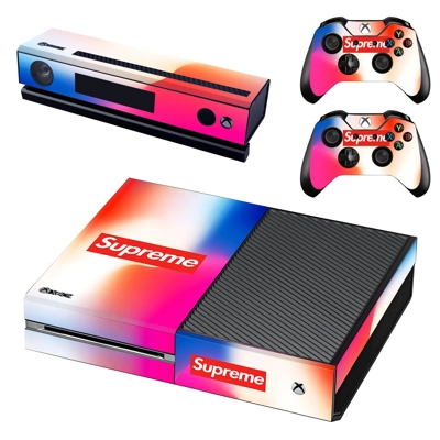 Supreme decal skin for Xbox one Console and 2 Controllers Supreme decal skin for Xbox one Console and 2 Controllers