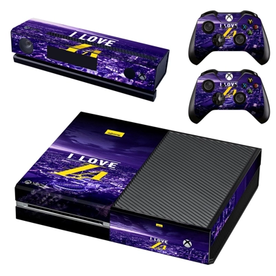 Los Angeles Lakers decal skin for Xbox one Console and 2 C.. Los Angeles Lakers decal skin for Xbox one Console and 2 C..