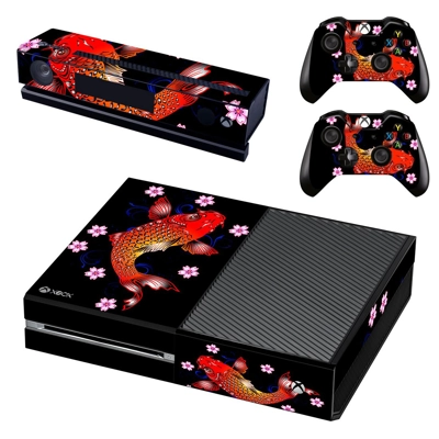 Nice fish decal skin for Xbox one Console and 2 Controllers Nice fish decal skin for Xbox one Console and 2 Controllers