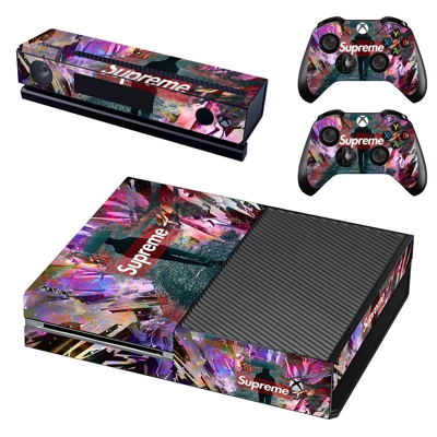 Supreme decal skin for Xbox one Console and 2 Controllers Supreme decal skin for Xbox one Console and 2 Controllers