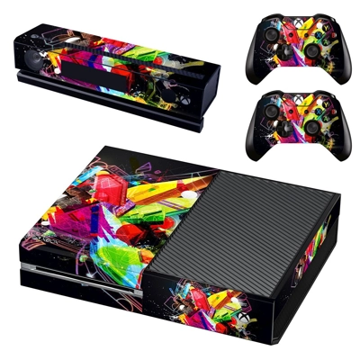 Tech wallpaper decal skin for Xbox one Console and 2 Contr.. Tech wallpaper decal skin for Xbox one Console and 2 Contr..