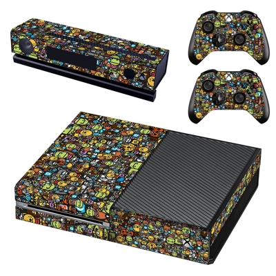 Sticker bomb decal skin for Xbox one Console and 2 Control.. Sticker bomb decal skin for Xbox one Console and 2 Control..