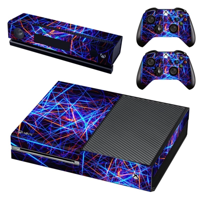 Tech wallpaper decal skin for Xbox one Console and 2 Contr.. Tech wallpaper decal skin for Xbox one Console and 2 Contr..