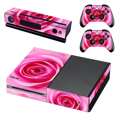 Rose decal skin for Xbox one Console and 2 Controllers Rose decal skin for Xbox one Console and 2 Controllers
