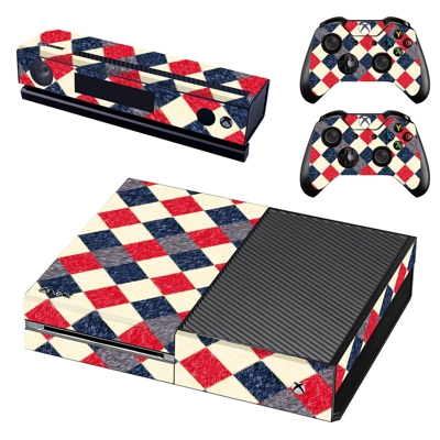 Colorful Squares decal skin for Xbox one Console and 2 Con.. Colorful Squares decal skin for Xbox one Console and 2 Con..