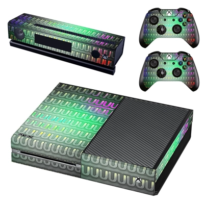 Tech wallpaper decal skin for Xbox one Console and 2 Contr.. Tech wallpaper decal skin for Xbox one Console and 2 Contr..