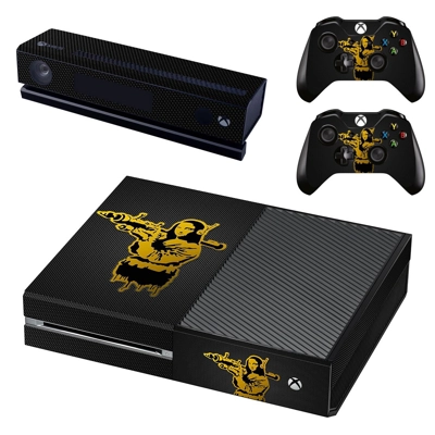Mona lisa with bazooka decal skin for Xbox one Console and.. Mona lisa with bazooka decal skin for Xbox one Console and..