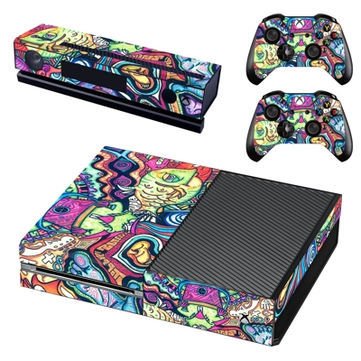 Hippie wallpaper decal skin for Xbox one Console and 2 Con.. Hippie wallpaper decal skin for Xbox one Console and 2 Con..