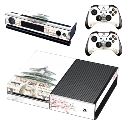 Chinese architecture decal skin for Xbox one Console and 2.. Chinese architecture decal skin for Xbox one Console and 2..