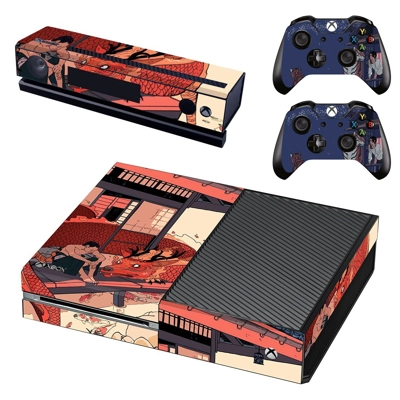 Cartoon decal skin for Xbox one Console and 2 Controllers Cartoon decal skin for Xbox one Console and 2 Controllers