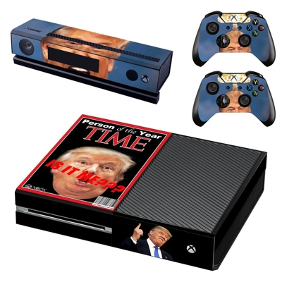 Donald Trump decal skin for Xbox one Console and 2 Control.. Donald Trump decal skin for Xbox one Console and 2 Control..