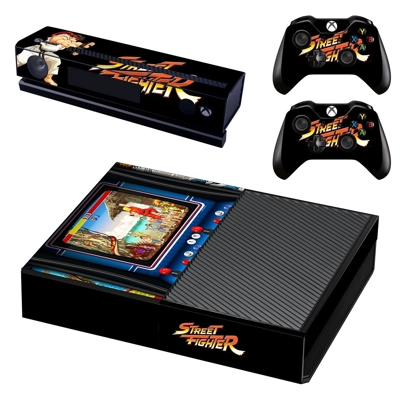 Street Fighter decal skin for Xbox one Console and 2 Contr.. Street Fighter decal skin for Xbox one Console and 2 Contr..