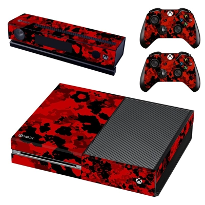 Camouflage decal skin for Xbox one Console and 2 Controllers Camouflage decal skin for Xbox one Console and 2 Controllers