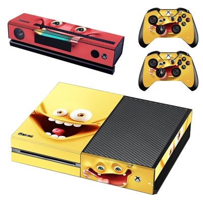 Emoticon decal skin for Xbox one Console and 2 Controllers