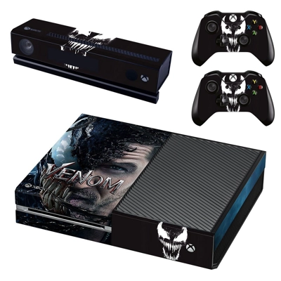 Venom decal skin for Xbox one Console and 2 Controllers Venom decal skin for Xbox one Console and 2 Controllers