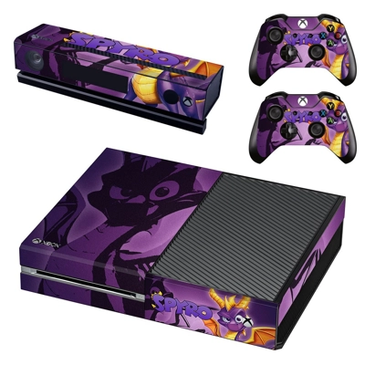 Spyro decal skin for Xbox one Console and 2 Controllers Spyro decal skin for Xbox one Console and 2 Controllers