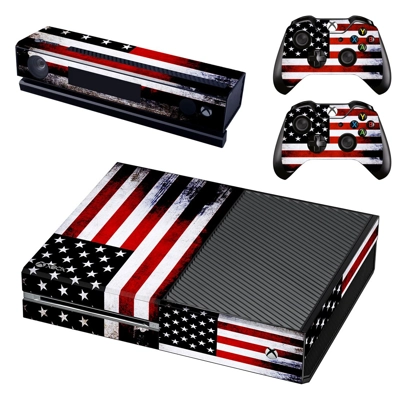 USA Flag decal skin for Xbox one Console and 2 Controllers USA Flag decal skin for Xbox one Console and 2 Controllers