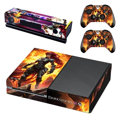 Darksiders 3 decal skin for Xbox one Console and 2 Control.. Darksiders 3 decal skin for Xbox one Console and 2 Control..
