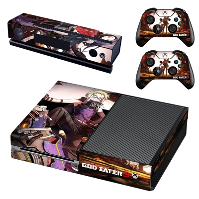 God Eater 3 decal skin for Xbox one Console and 2 Controll.. God Eater 3 decal skin for Xbox one Console and 2 Controll..
