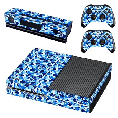Camouflage decal skin for Xbox one Console and 2 Controllers Camouflage decal skin for Xbox one Console and 2 Controllers