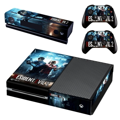 Resident Evil 2 decal skin for Xbox one Console and 2 Cont.. Resident Evil 2 decal skin for Xbox one Console and 2 Cont..