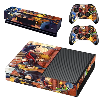 Kingdom Hearts 3 decal skin for Xbox one Console and 2 Con.. Kingdom Hearts 3 decal skin for Xbox one Console and 2 Con..