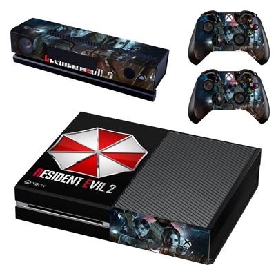 Resident Evil 2 decal skin for Xbox one Console and 2 Cont.. Resident Evil 2 decal skin for Xbox one Console and 2 Cont..