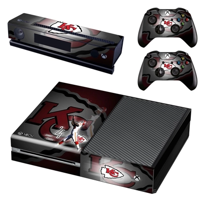 Kansas City Chiefs decal skin for Xbox one Console and 2 C.. Kansas City Chiefs decal skin for Xbox one Console and 2 C..